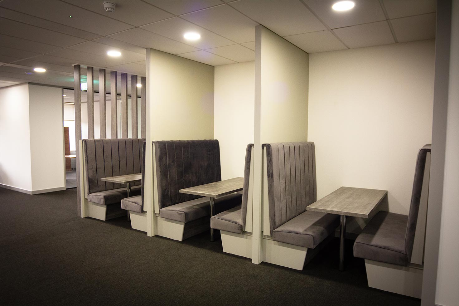 Seating area at Clyde Blowers Capital Ltd - Designed and Installed by Jack Hyams